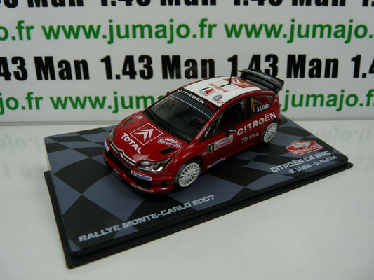 RMIT33 1/43 IXO Rallye Monte Carlo : CITROEN C4 WRC 2007 #1 S.Loeb