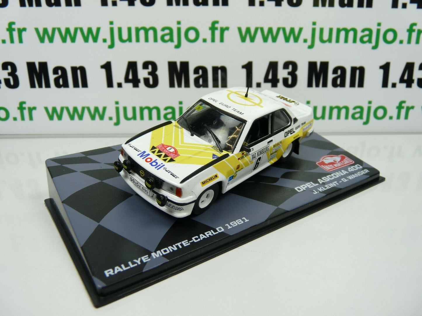 RMIT32 1/43 IXO Rallye Monte Carlo : OPEL Ascona 400 1981 J.Kleint mobil