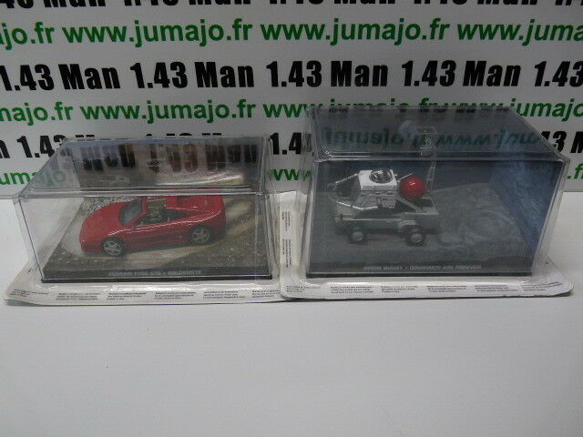 lot 2 Voitures 1/43 IXO 1/43 IXO 007 JAMES BOND : ferrari, lunaire JB 10, 31