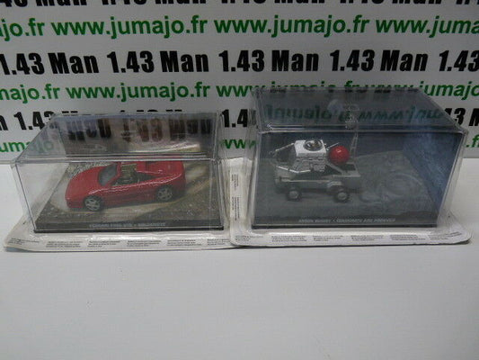 lot 2 Voitures 1/43 IXO 1/43 IXO 007 JAMES BOND : ferrari, lunaire JB 10, 31
