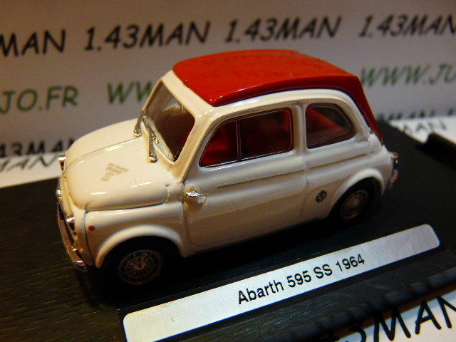 IT103 Voiture 1/43 BRUMM Déagostini : FIAT 500 abarth 595 SS 1964
