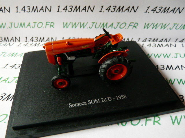 TR47 Tracteur 1/43 universal Hobbies : SOMECA SOM 20D n° 112 1958