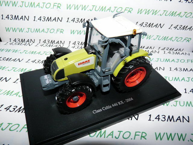 TR97 Tracteur 1/43 universal Hobbies : CLAAS CELTIS 446 RX n° 45 2004