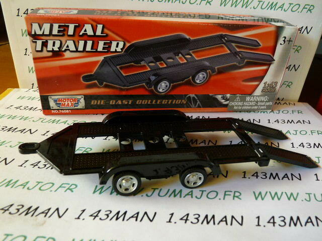 DIV36 remorque 1/43 MOTORMAX metal trailer