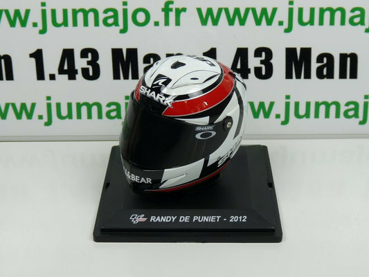CM17 CASQUE MOTO GP 1/5  : RANDY DE PUNIET 2012 Shark