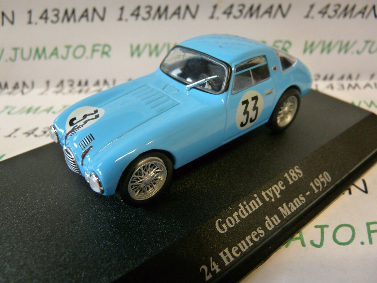 GOR13 Voiture saga GORDINI atlas ELIGOR GORDINI Type 18s 24 H du Mans 1950 #33