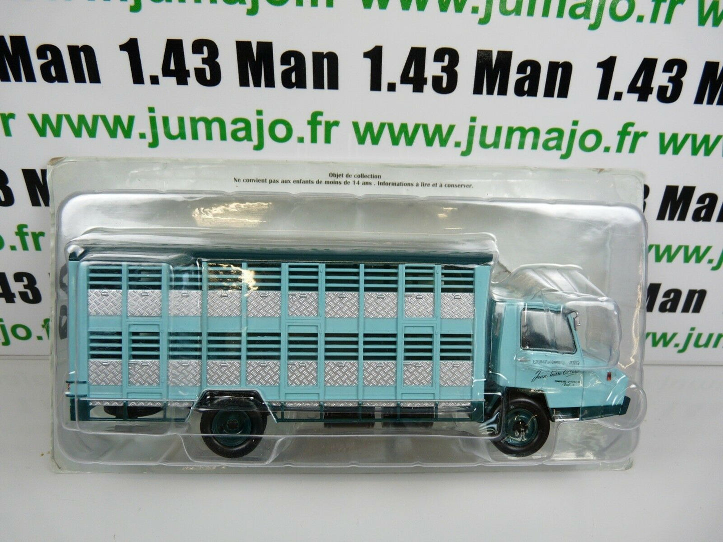 BER9 CAMIONS 1/43 Hachette IXO BERLIET : BERLIET Stradair 10 cochonnière