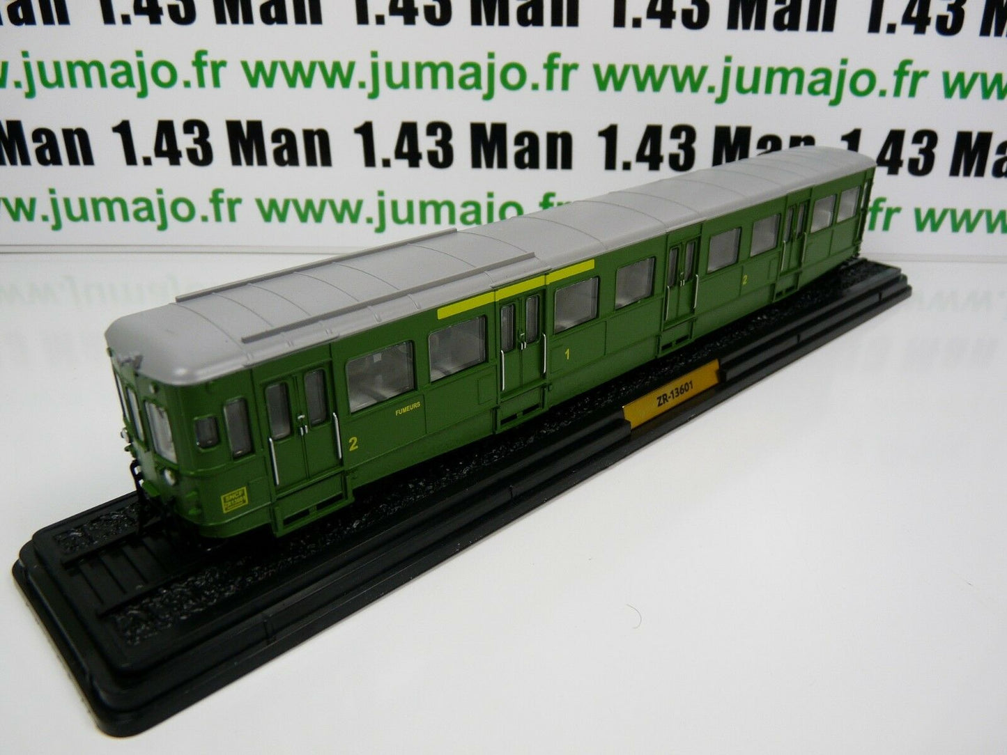 AM15 Automotrices train SNCF 1/87 HO : remorque Type ZR 13600 1938 13601