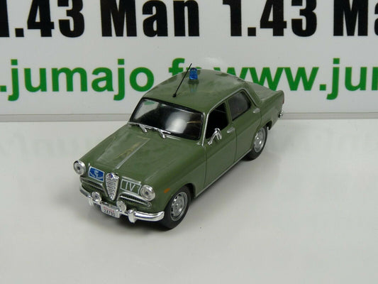 PM7 1/43 IST deAgostini Police du Monde :  ALFA ROMEO Giulietta