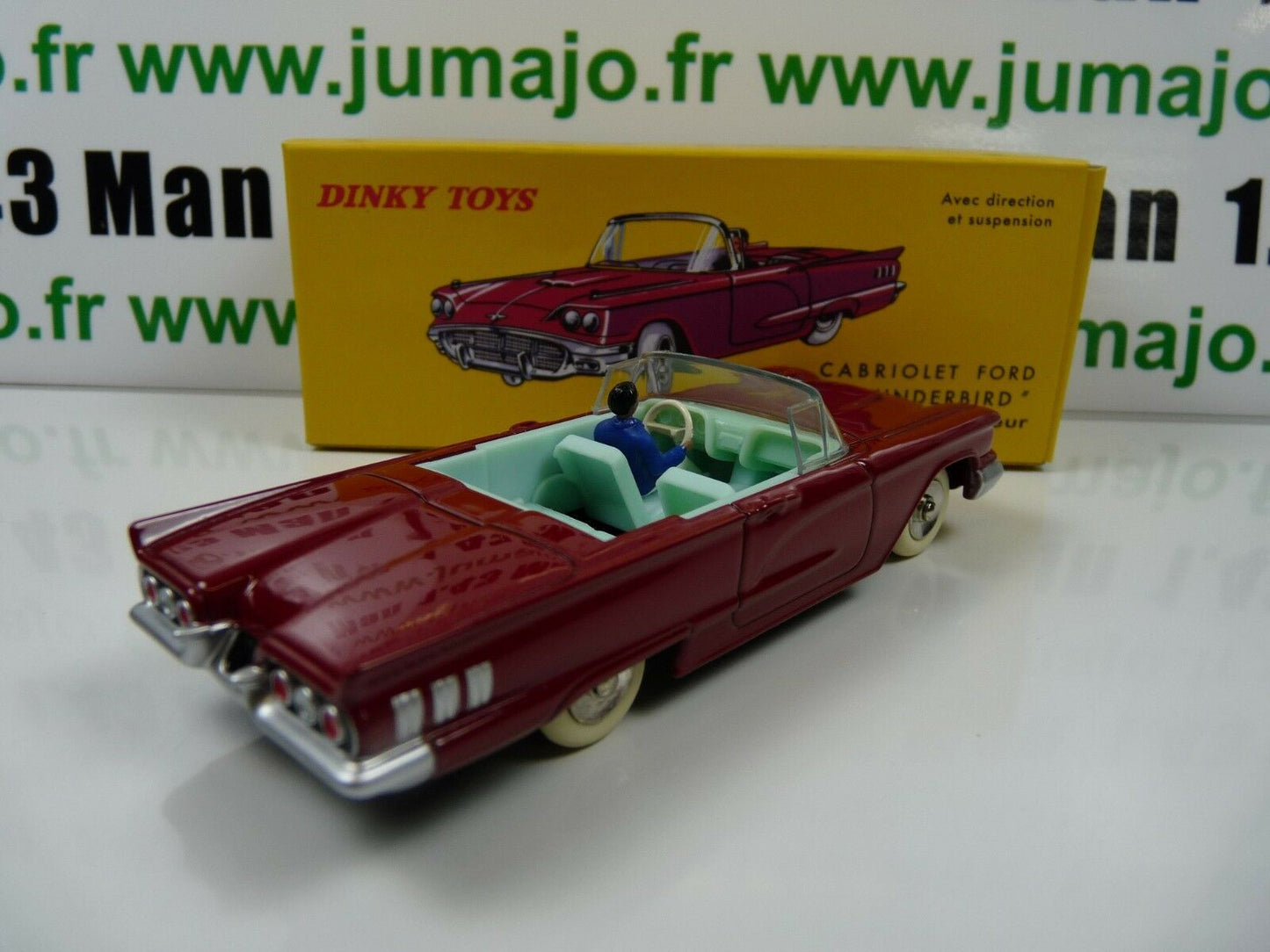 DT212 Voiture 1/43 réédition DINKY TOYS DeAgostini : FORD Thunderbird Cabriolet