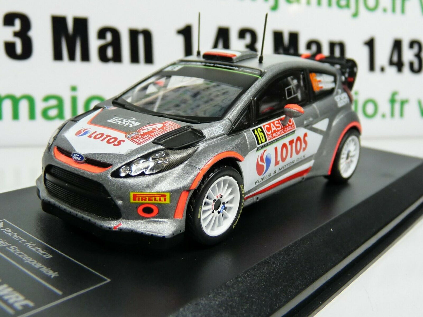 RD10 voiture 1/43 IXO Direkt Rallye FORD FIESTA RS WRC Monte Carlo 2015 Kubica