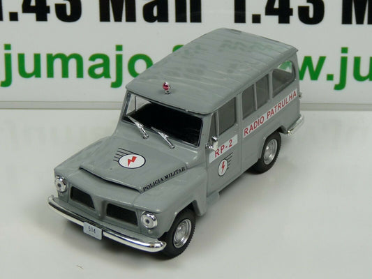 PM40 1/43 IST deAgostini Police du Monde : 4X4 WILLYS rural Ford BRESIL