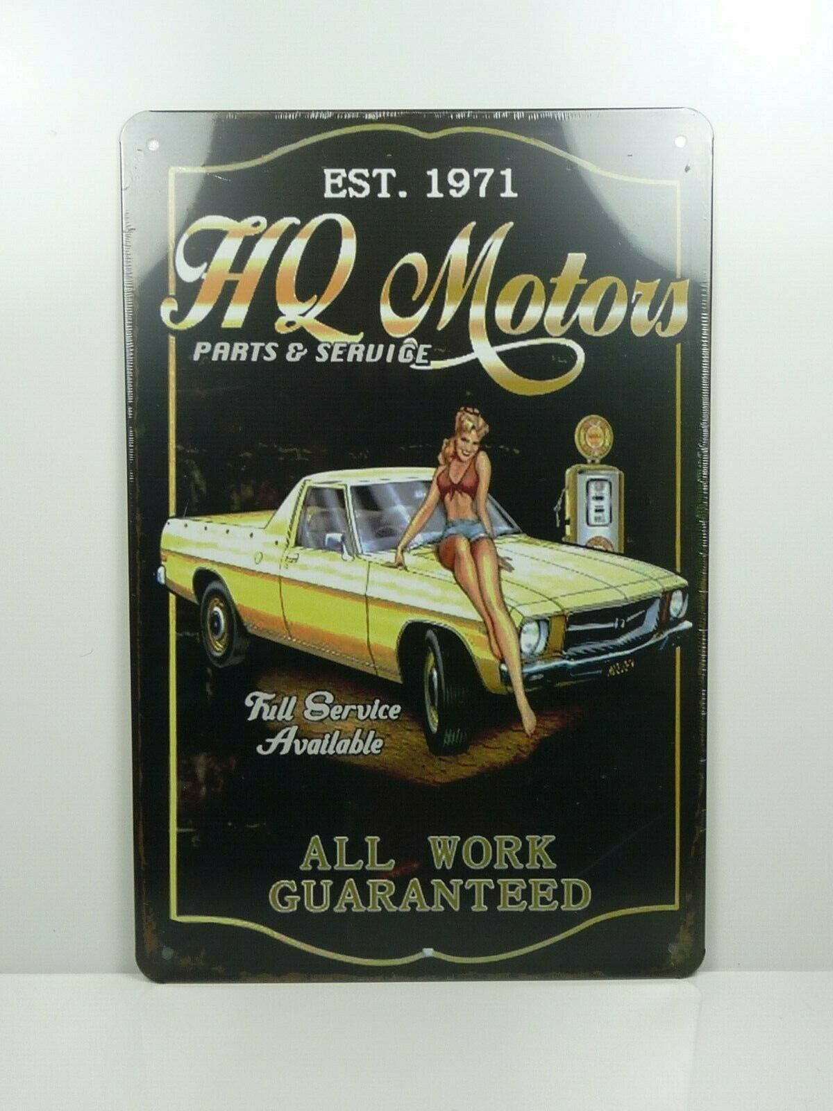 PA36 PLAQUES TOLEE vintage 20 X 30 cm : Pin'up HQ Motors