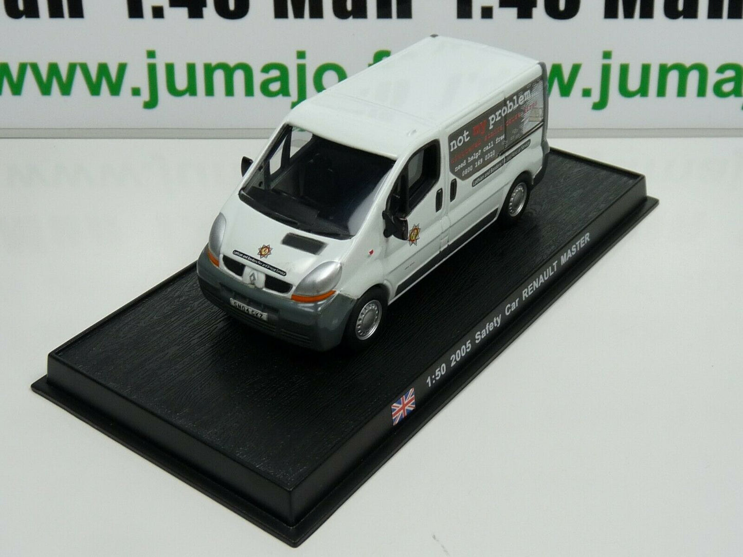 PDP60 1/50 DEL PRADO Pompiers du Monde : 2005 Safety car RENAULT MASTER