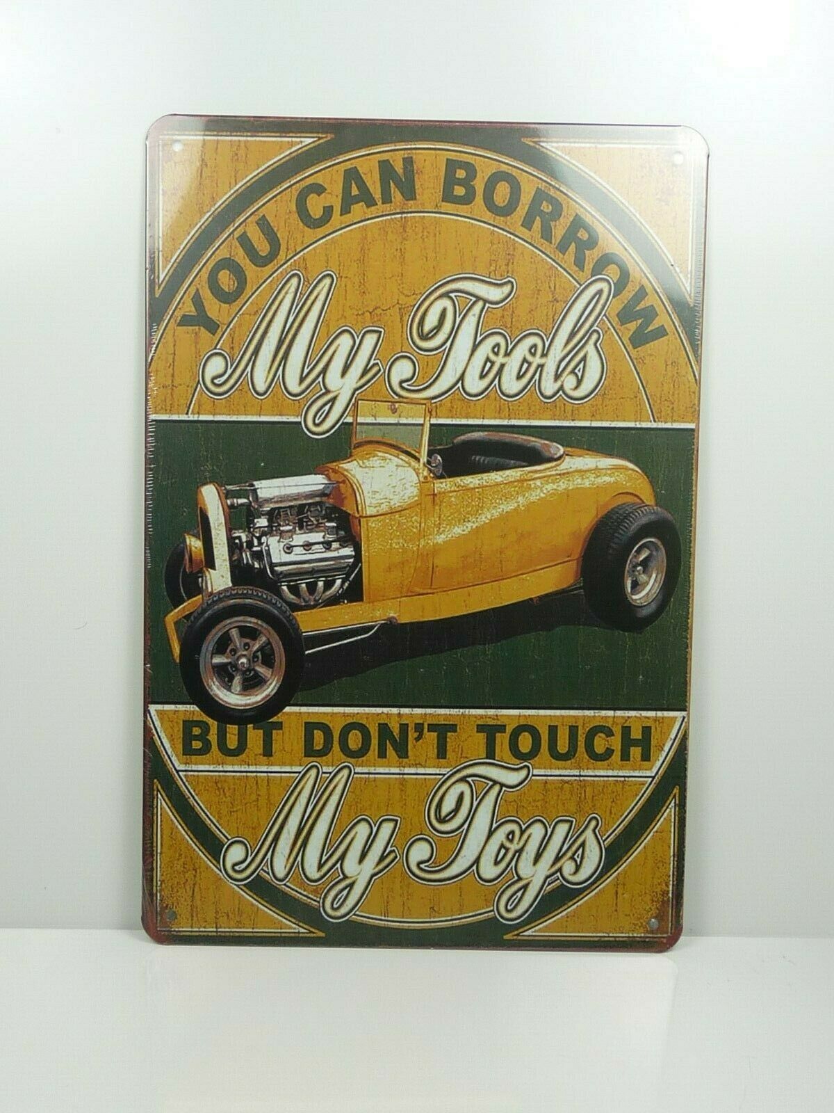 PA10 PLAQUES TOLEE vintage 20 X 30 cm : My Tools My Toys