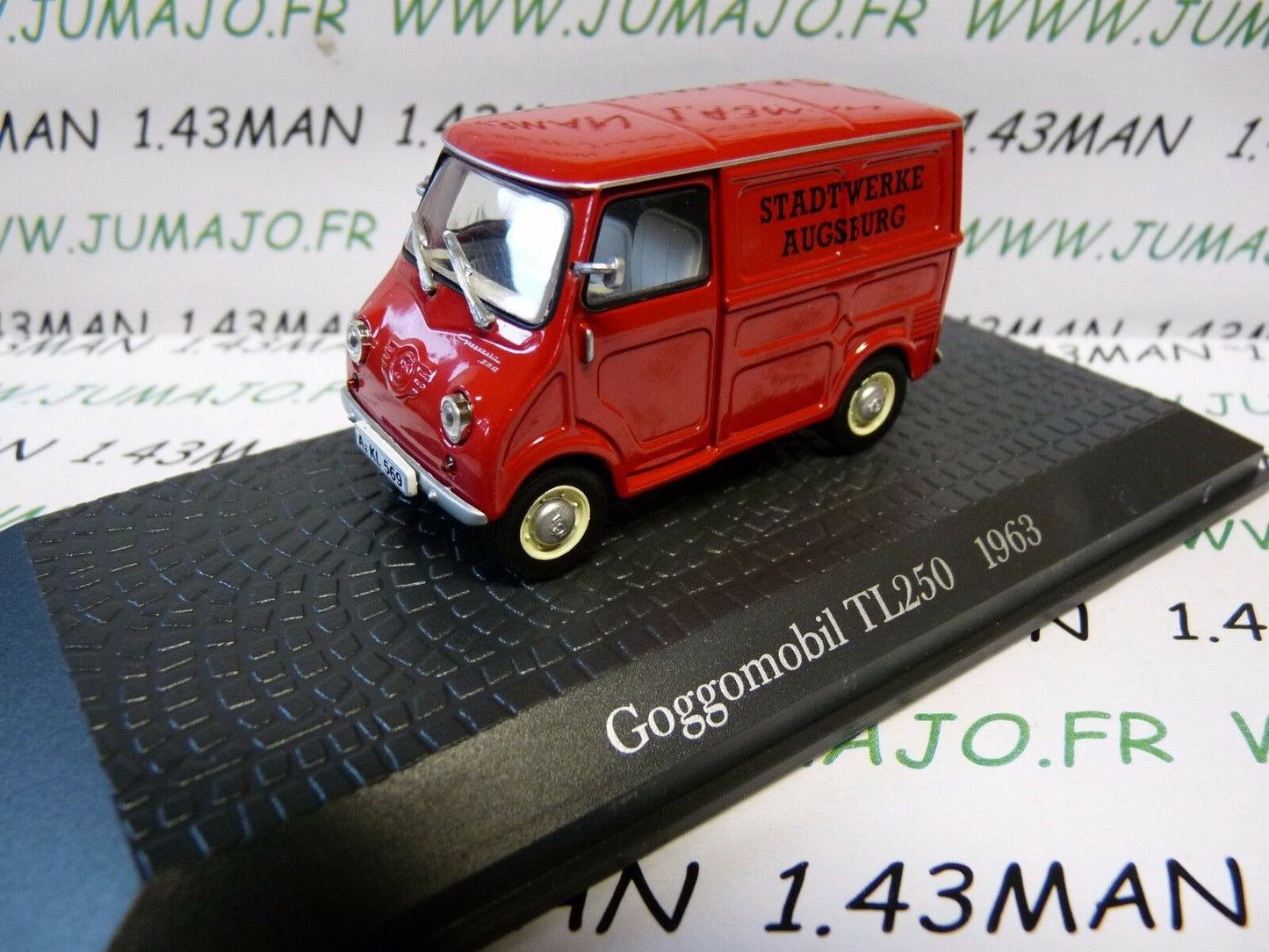 DDR11 voiture 1/43 test Allemagne norev : GOGGOMOBIL TL250 1963 Augsburg
