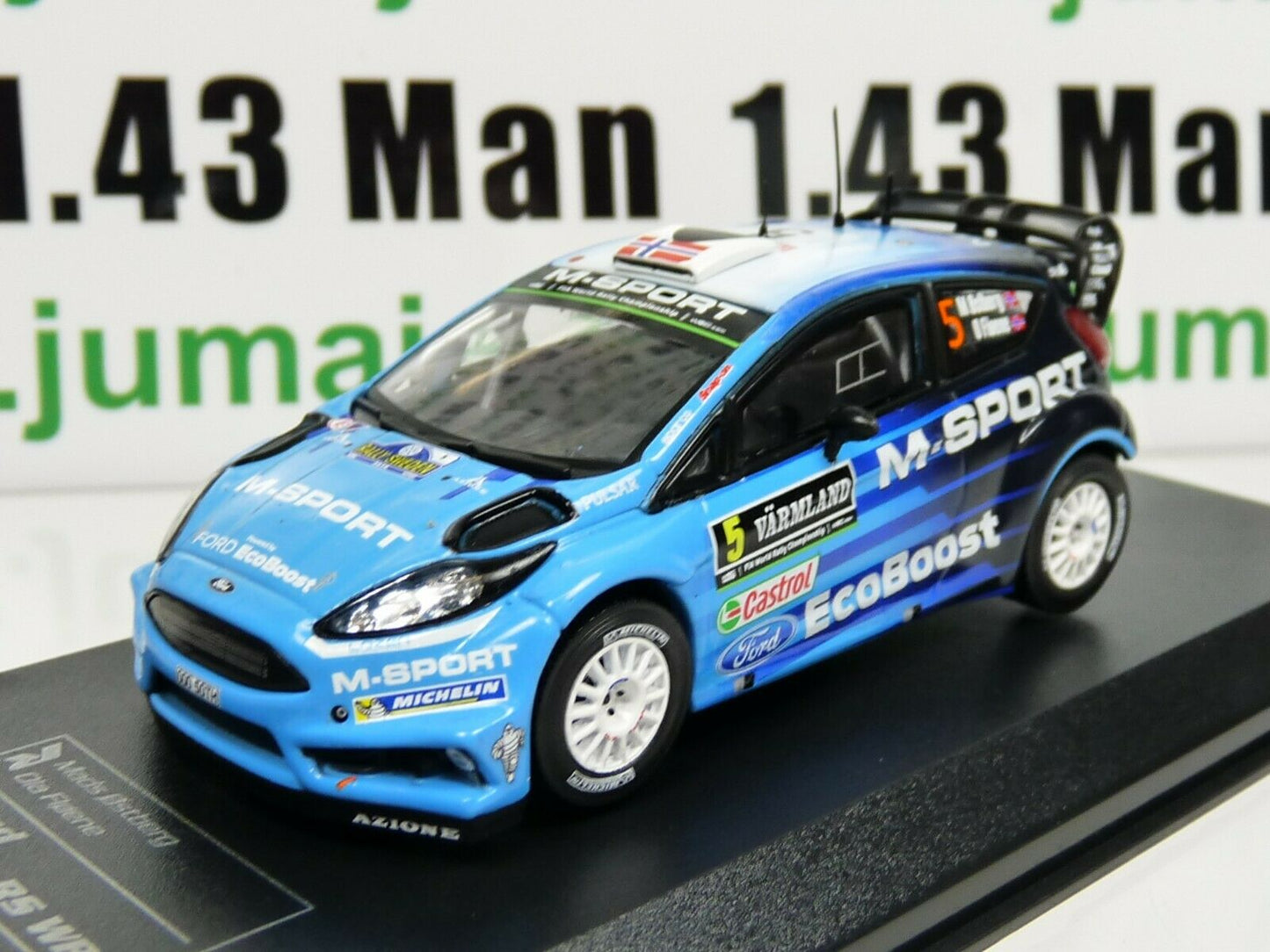 RD1 voiture 1/43 IXO Direkt Rallye : FORD Fiesta RS WRC 2016 M.Ostberg/O.Floene