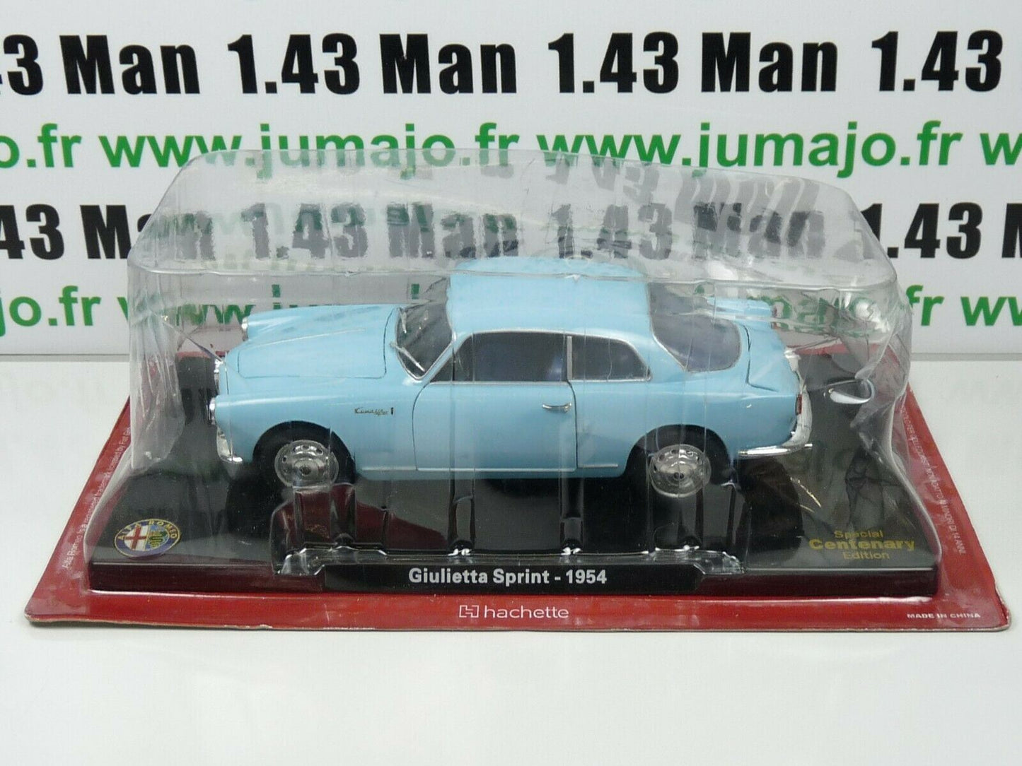 VQ61 Voiture 1/24 LEO MODELS HACHETTE : Alfa Romeo Giulietta Sprint (1954)