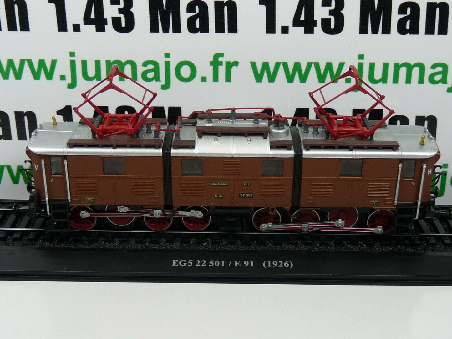 MEA56W LOCOMOTIVE train DRB 1/87 HO : EG5 22 501 / E 91 (1926) Allemande