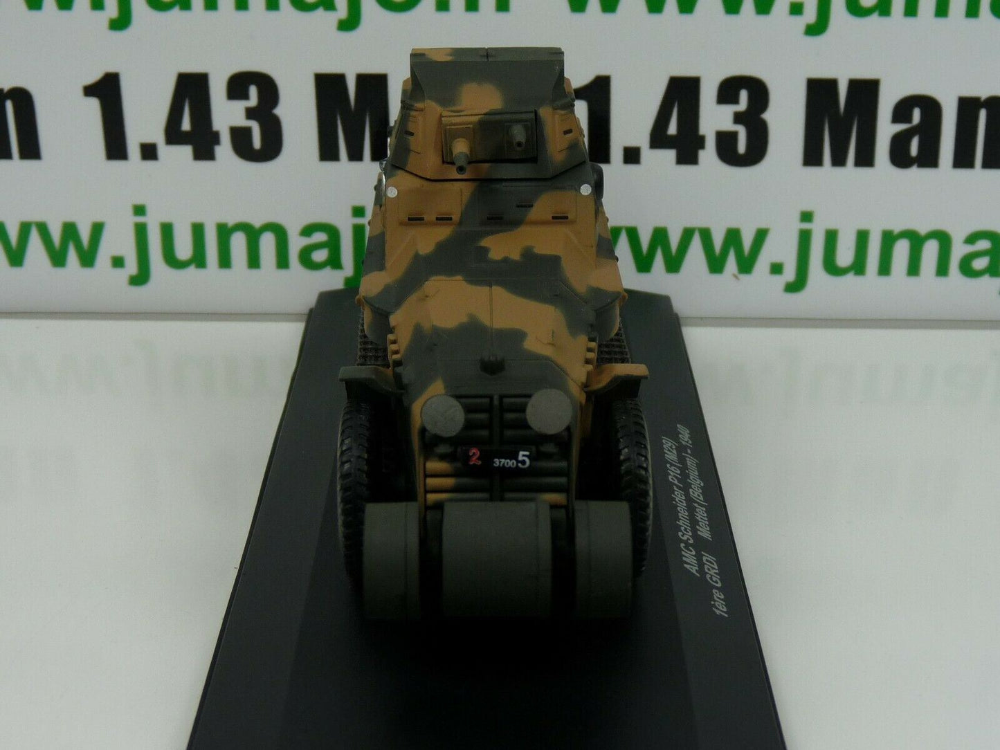 WW9 Eaglemoss 1/43 Blindés WW2 : AMC Schneider P16 (M29) Citroën Belgique 1940