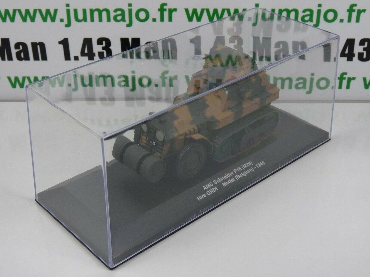 WW9 Eaglemoss 1/43 Blindés WW2 : AMC Schneider P16 (M29) Citroën Belgique 1940