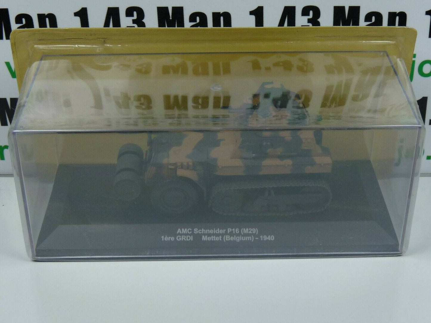 WW9 Eaglemoss 1/43 Blindés WW2 : AMC Schneider P16 (M29) Citroën Belgique 1940