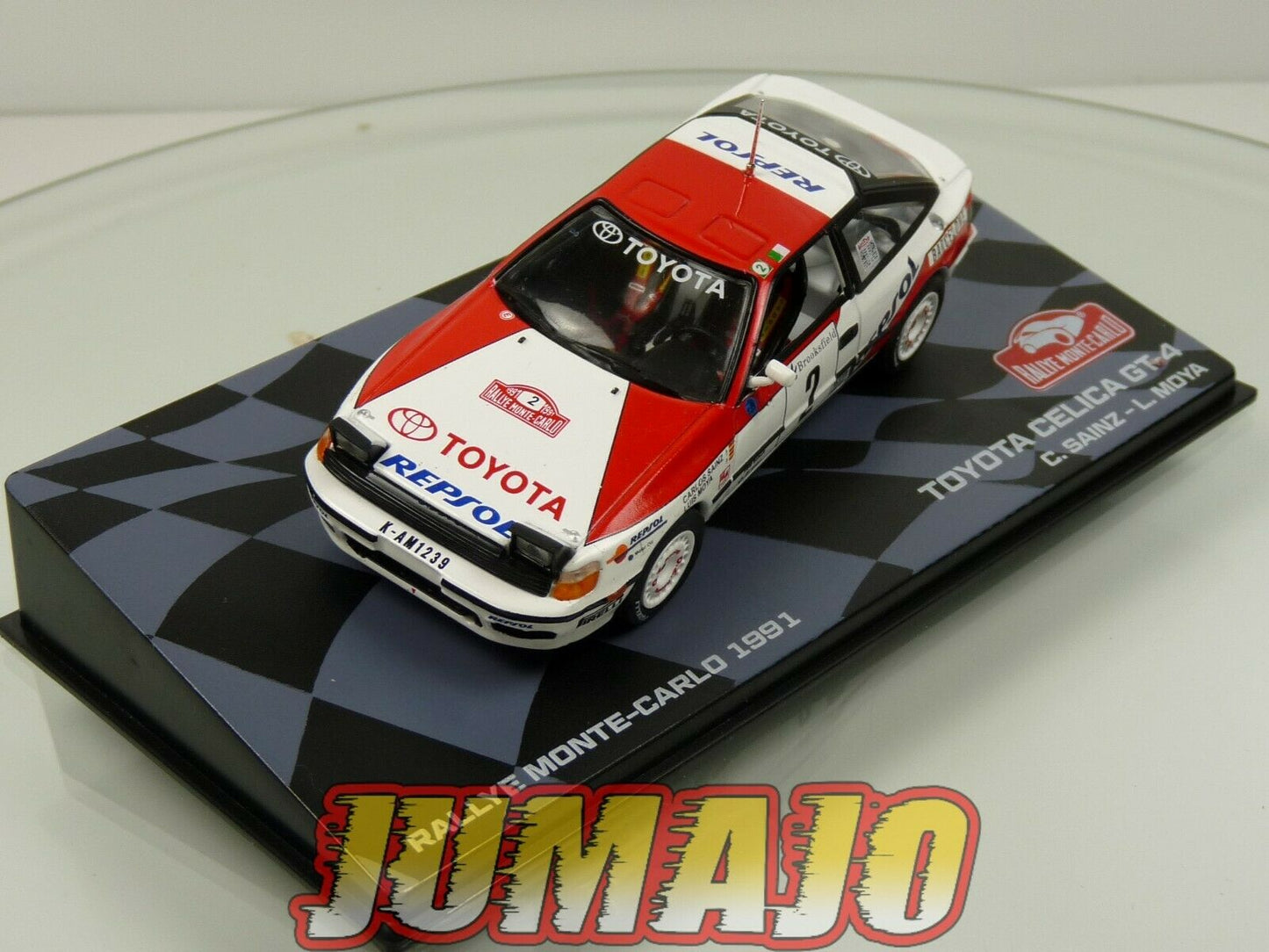 RMIT43 1/43 IXO Rallye Monte Carlo : TOYOTA Celica GT-4 1991 #2 C.Sainz