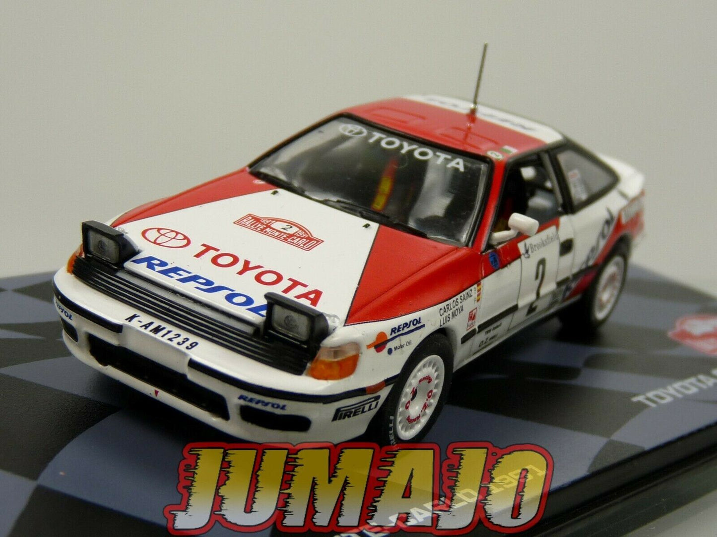 RMIT43 1/43 IXO Rallye Monte Carlo : TOYOTA Celica GT-4 1991 #2 C.Sainz