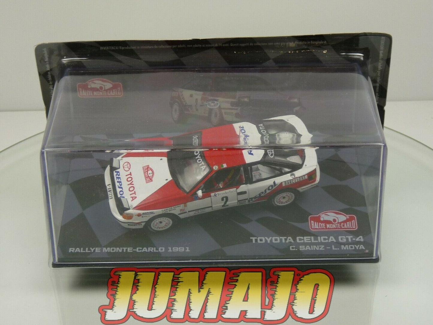 RMIT43 1/43 IXO Rallye Monte Carlo : TOYOTA Celica GT-4 1991 #2 C.Sainz