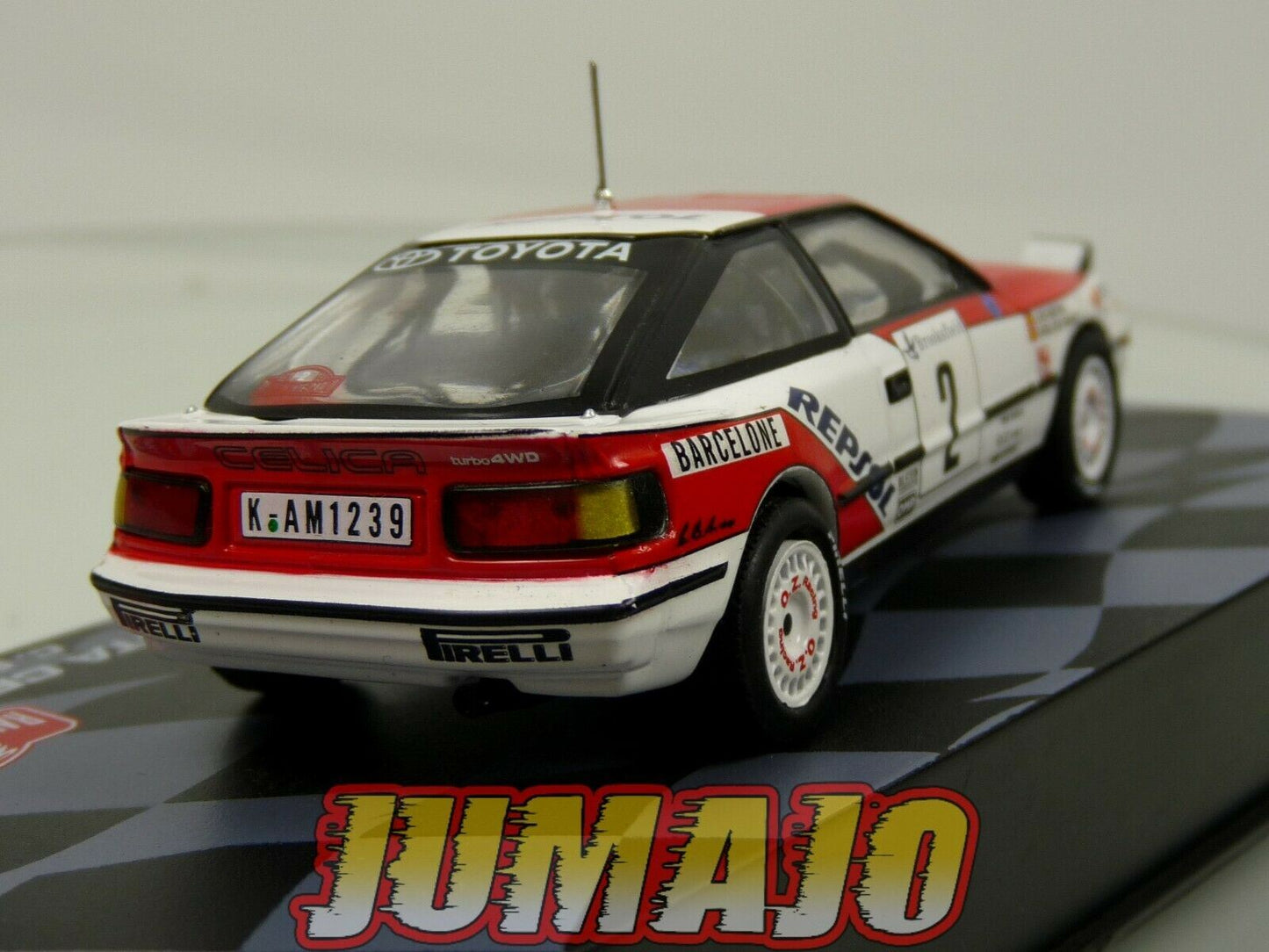 RMIT43 1/43 IXO Rallye Monte Carlo : TOYOTA Celica GT-4 1991 #2 C.Sainz