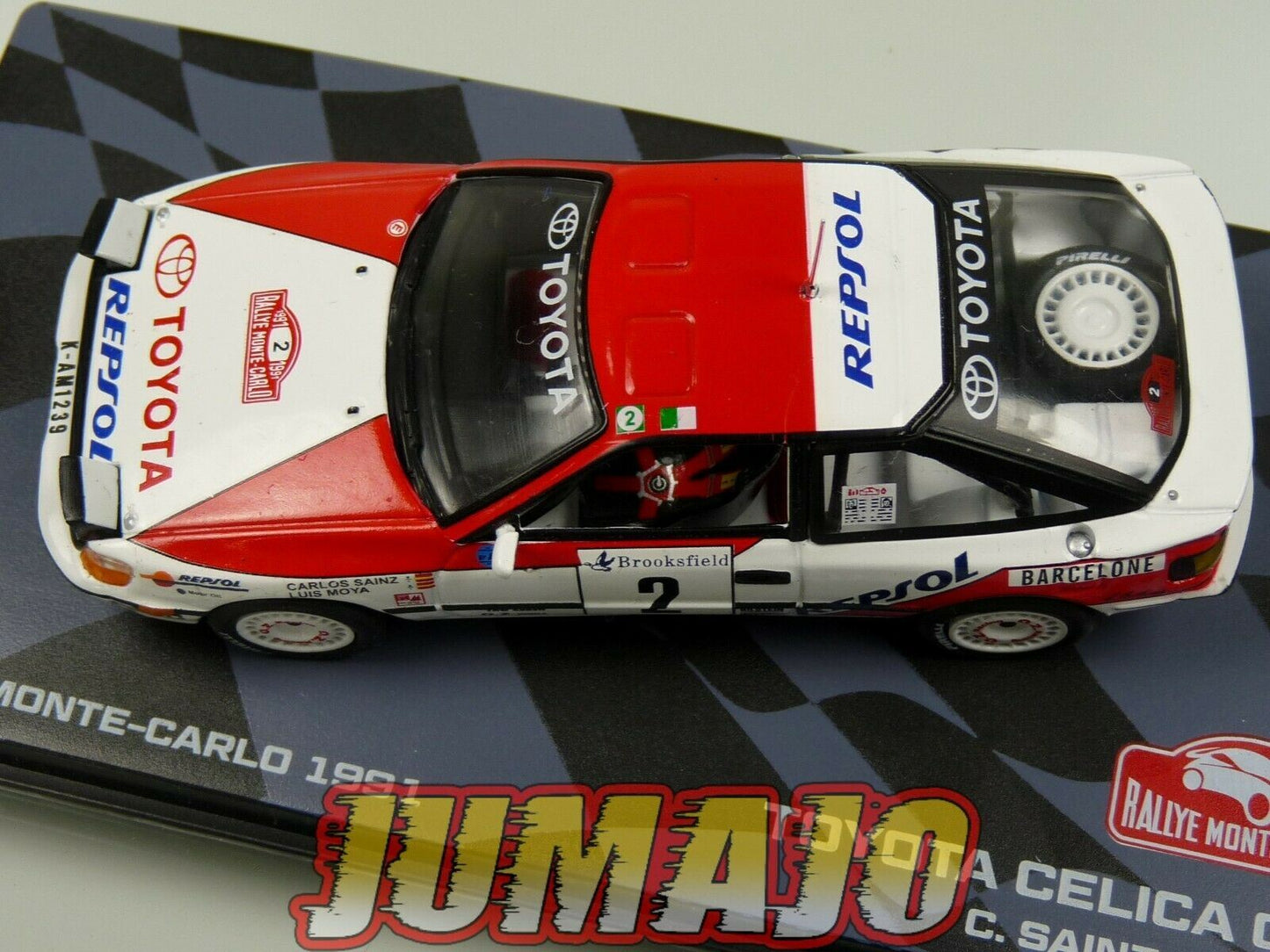 RMIT43 1/43 IXO Rallye Monte Carlo : TOYOTA Celica GT-4 1991 #2 C.Sainz
