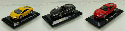 LOT SC1/SC2/SC6 1/43 SALVAT Supercars FERRARI Aperta + superfast + Huracan