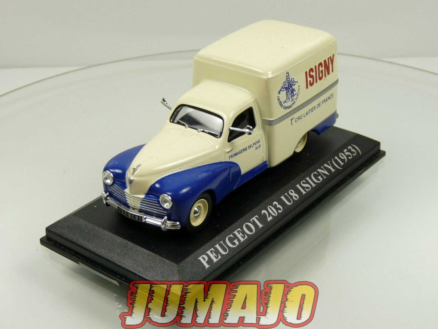 PIT93 1/43 IXO Altaya Véhicules ITALIE : PEUGEOT 203 U8 ISIGNY (1953)