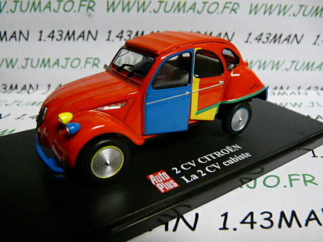 2CVAP64 Voiture 1/43 ELIGOR Auto plus : CITROEN 2CV n°22 Cubiste Picasso