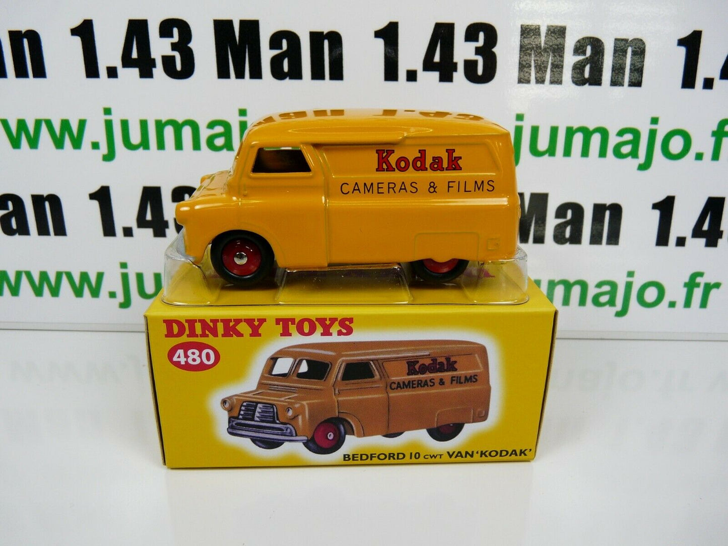 DT211 Voiture 1/43 réédition DINKY TOYS DeAgostini : BEDFORD Kodak 480