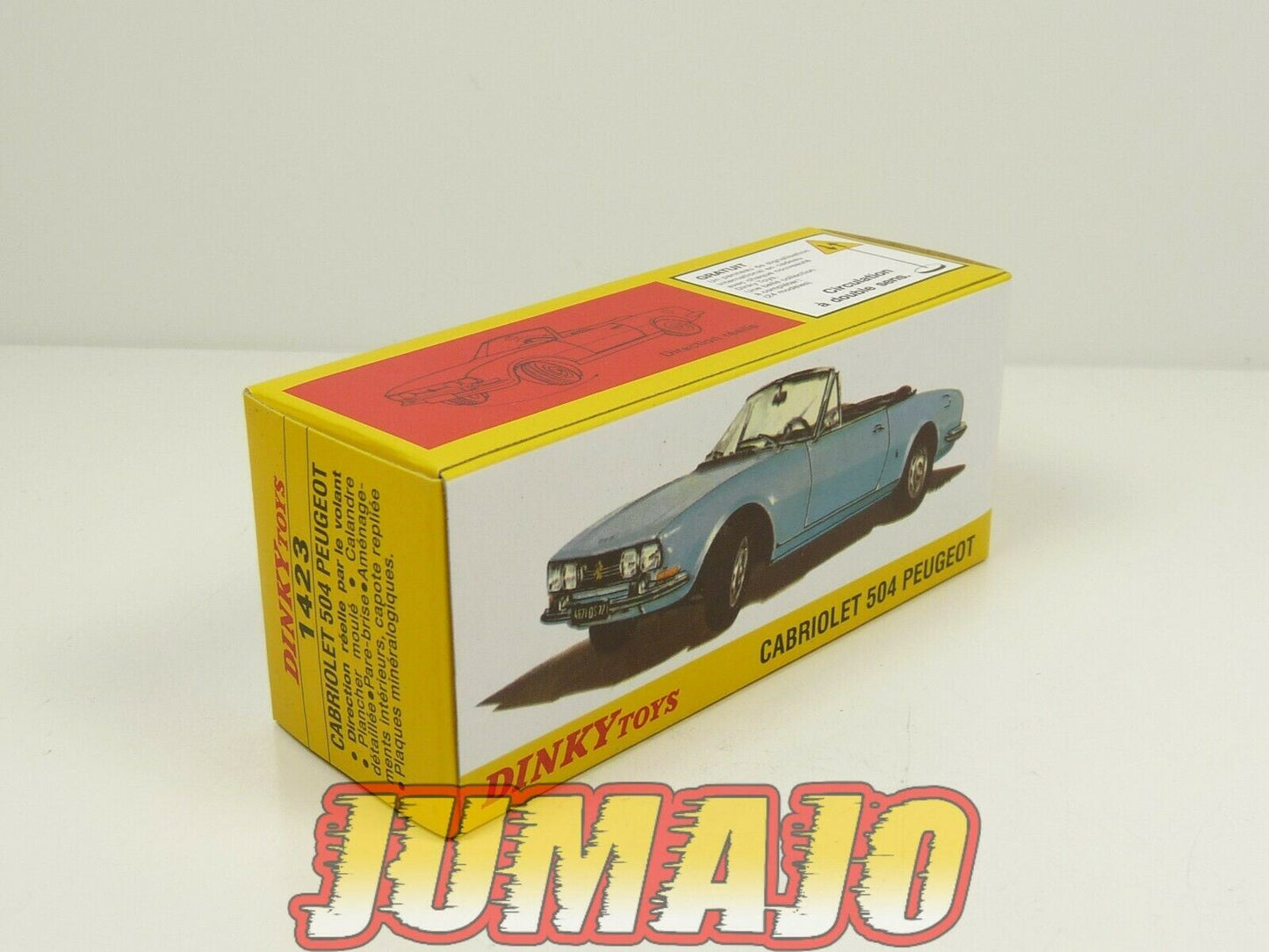 DT255 Voiture 1/43 réédition DINKY TOYS DeAgostini : PEUGEOT 504 Cabriolet 1423