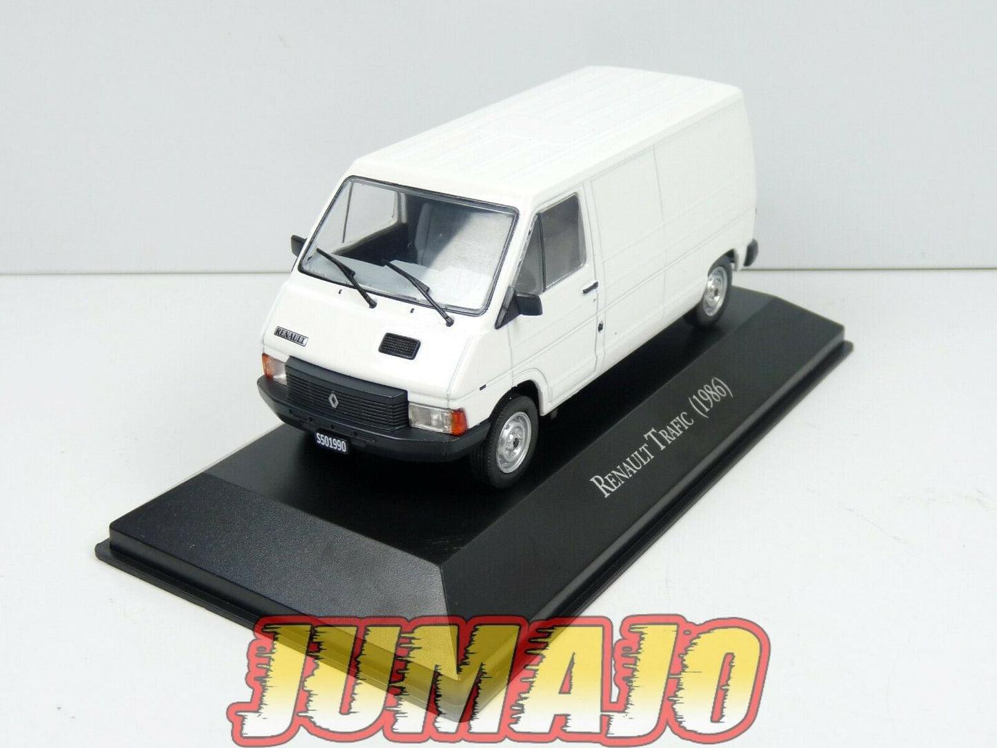AQV19 Voiture 1/43 SALVAT Inolvidables 80/90 : RENAULT Trafic 1986 tôlé blanc L1H1