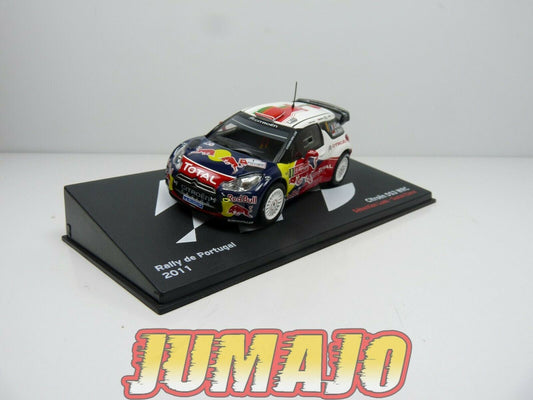 RP54 voiture 1/43 IXO Altaya Passion Rallye CITROEN DS3 WRC 2011 #1 S.Loeb Portugal