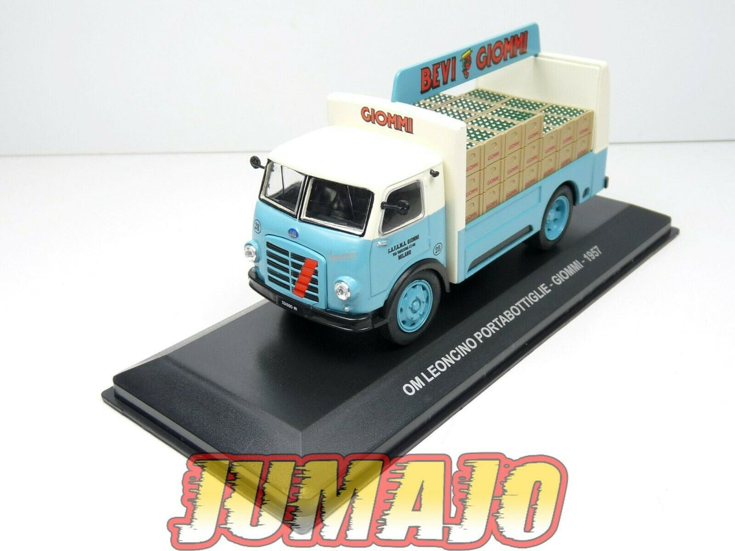 VCE3 1/43 IXO Commerciale Epoque : OM LEONCINO PORTE-BOUTEILLES GIOMMI 1957