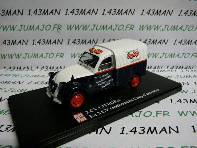2CVAP57 Voiture 1/43 ELIGOR Auto plus : CITROEN 2CV n°35 camionette COOP entretien