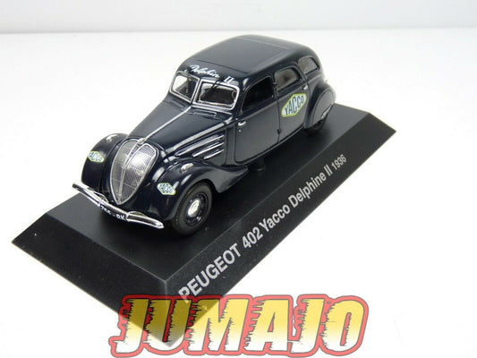 DIV6 Voiture 1/43 Hachettes PEUGEOT NOREV :  402 Yacco Delphine II 1936