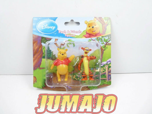 FIG18 blister 2 figurines PVC Beverly Hills DISNEY Winnie the pooh & Tigrou 5cm