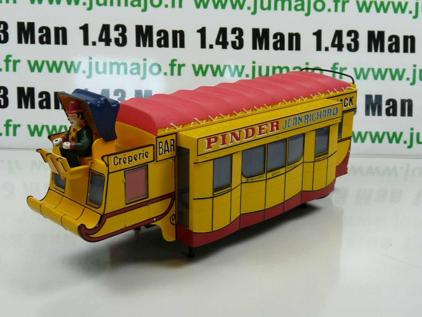 PIN5 1/43 IXO CIRQUE PINDER : Remorque CREPERIE Postillon