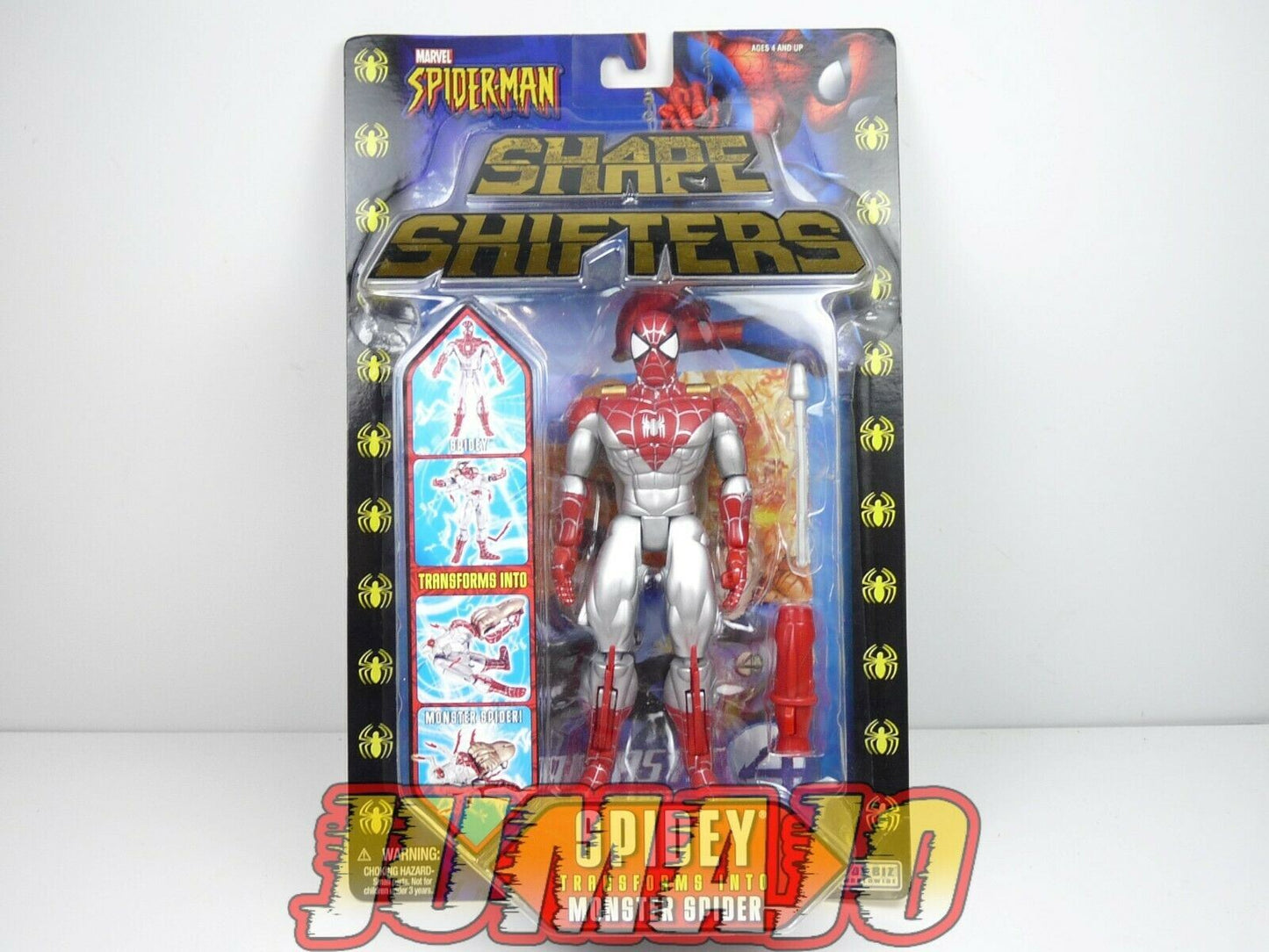 BLI1 figurine MARVEL Shape Shifter Toy Biz Spiderman Spidey Transforms monster