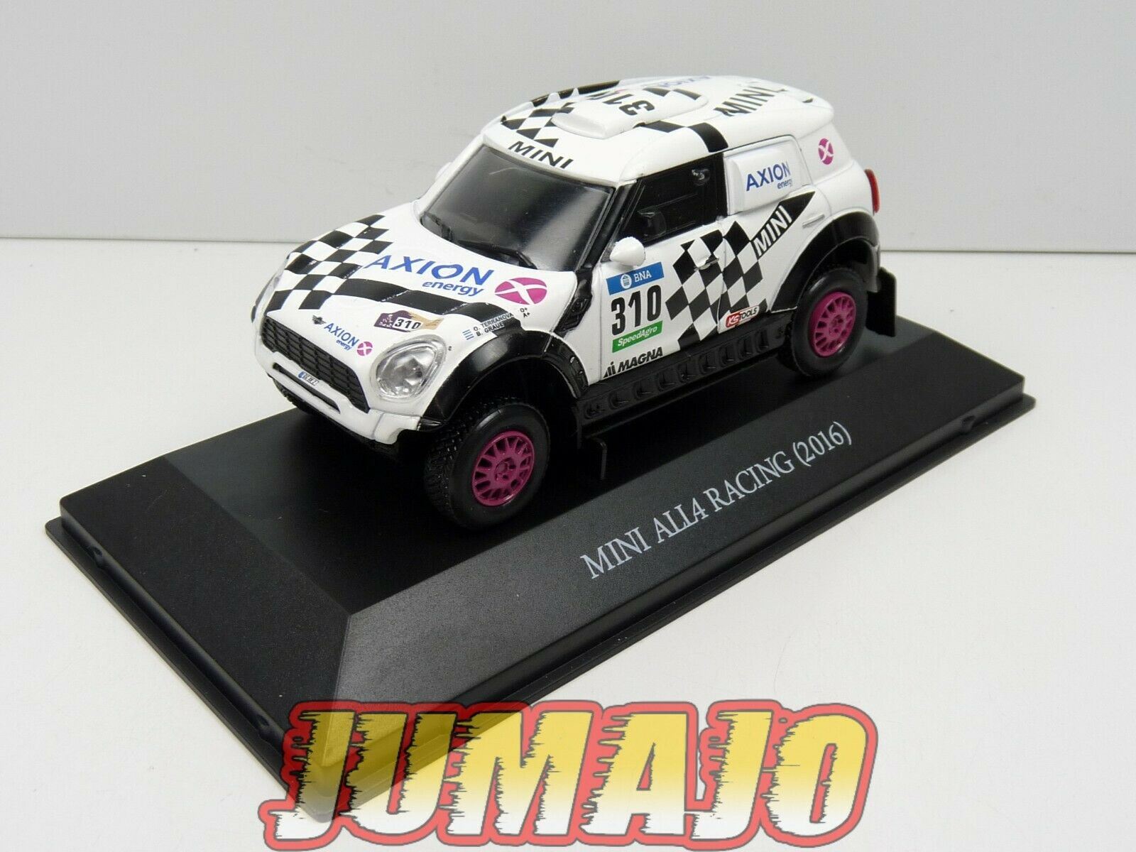 RLY33 Voiture 1/43 SALVAT Paris/Dakar : Mini All4 Racing Terranova
