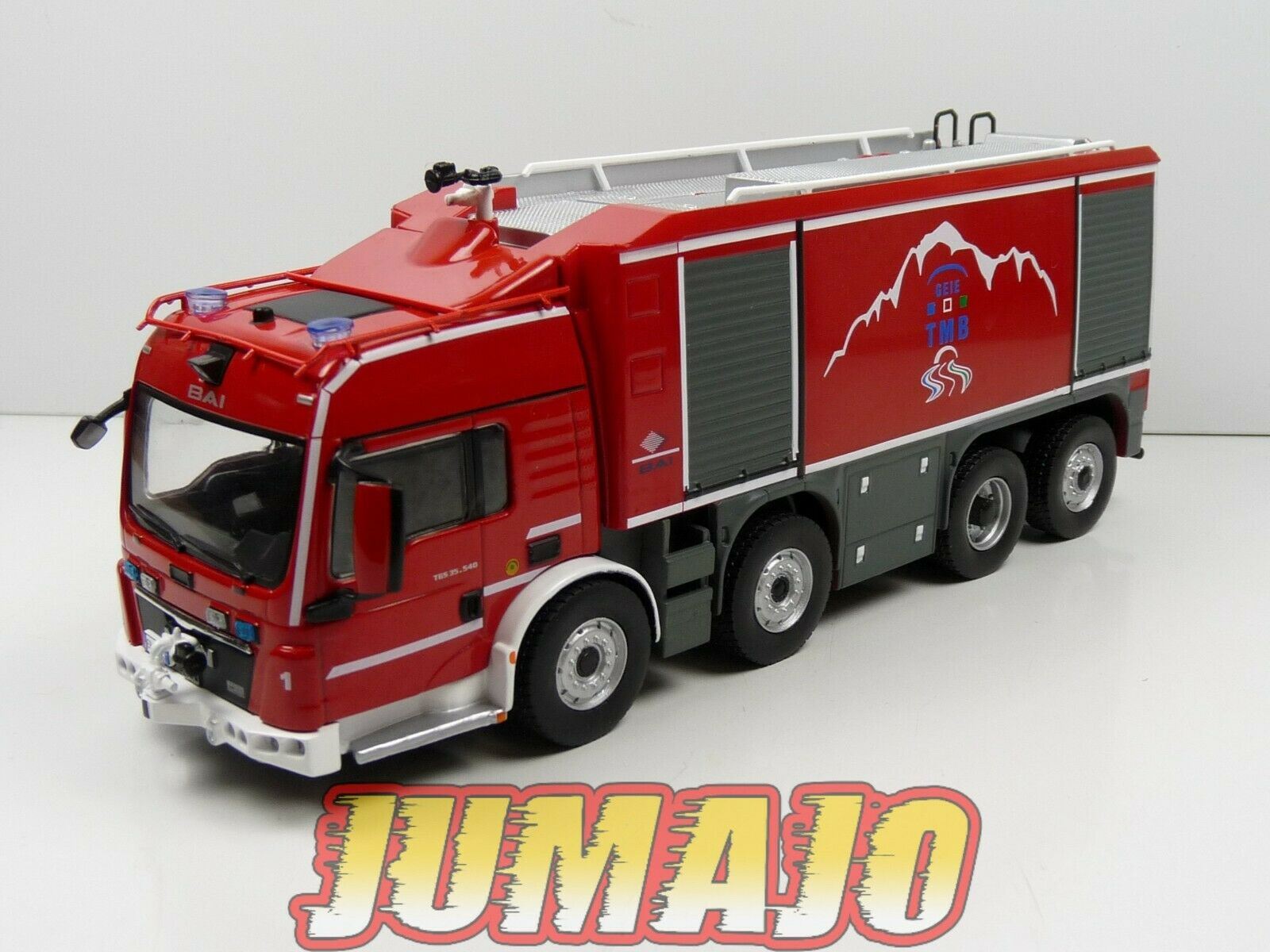 CPI3 camion POMPIER 1/43 Hachette Veicolo Speciale BAI MAN TGS Mont Bl –  Jumajo