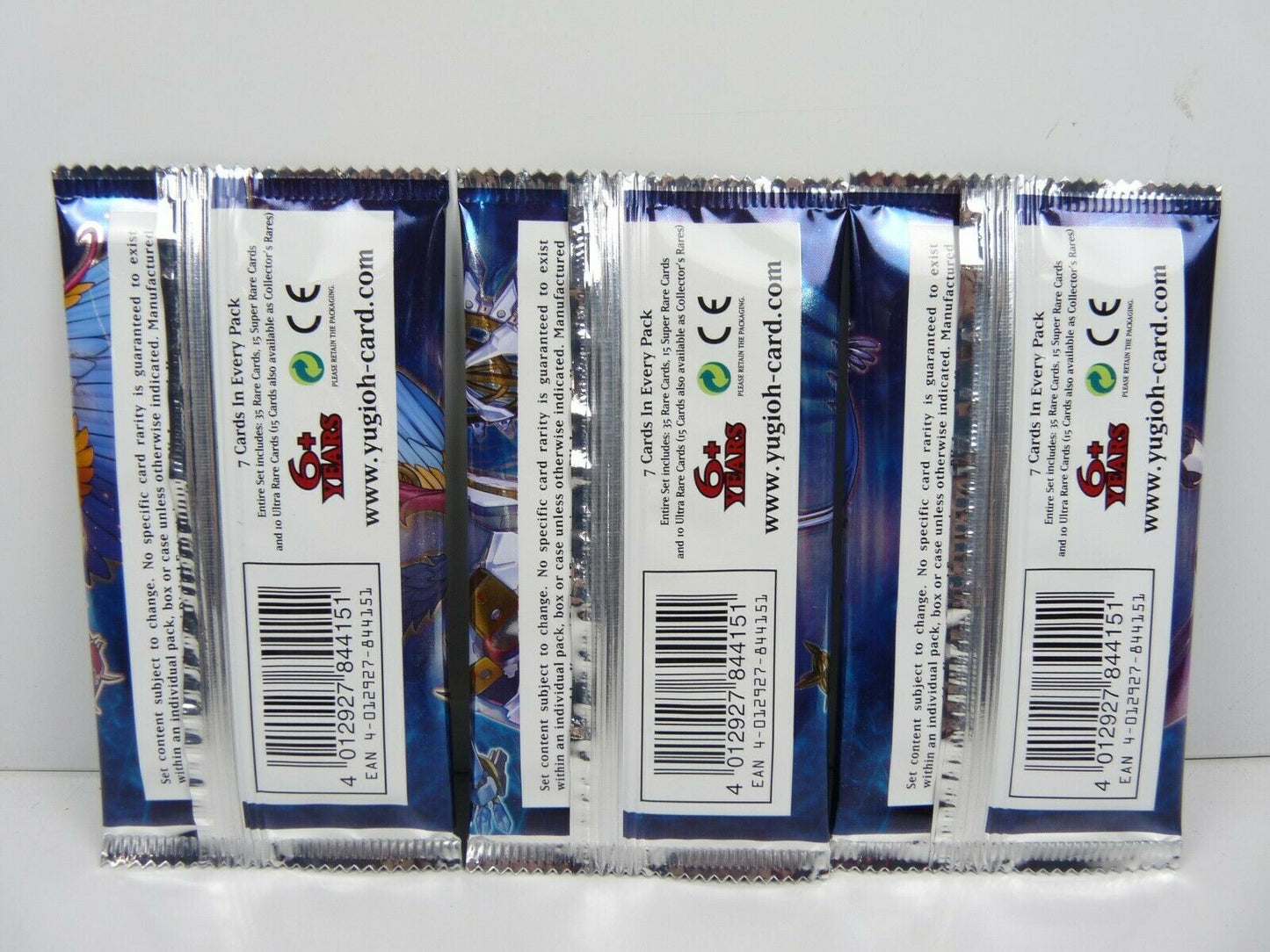 YU-GI-OH lot 3 x booster pack scellé Genesis Impact 1st edition English 7 cards