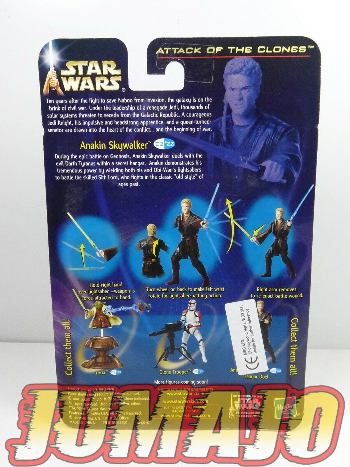 BLI23 figurine STAR WARS AOTC Attack of the clones ANAKIN SKYWALKER hangar duel
