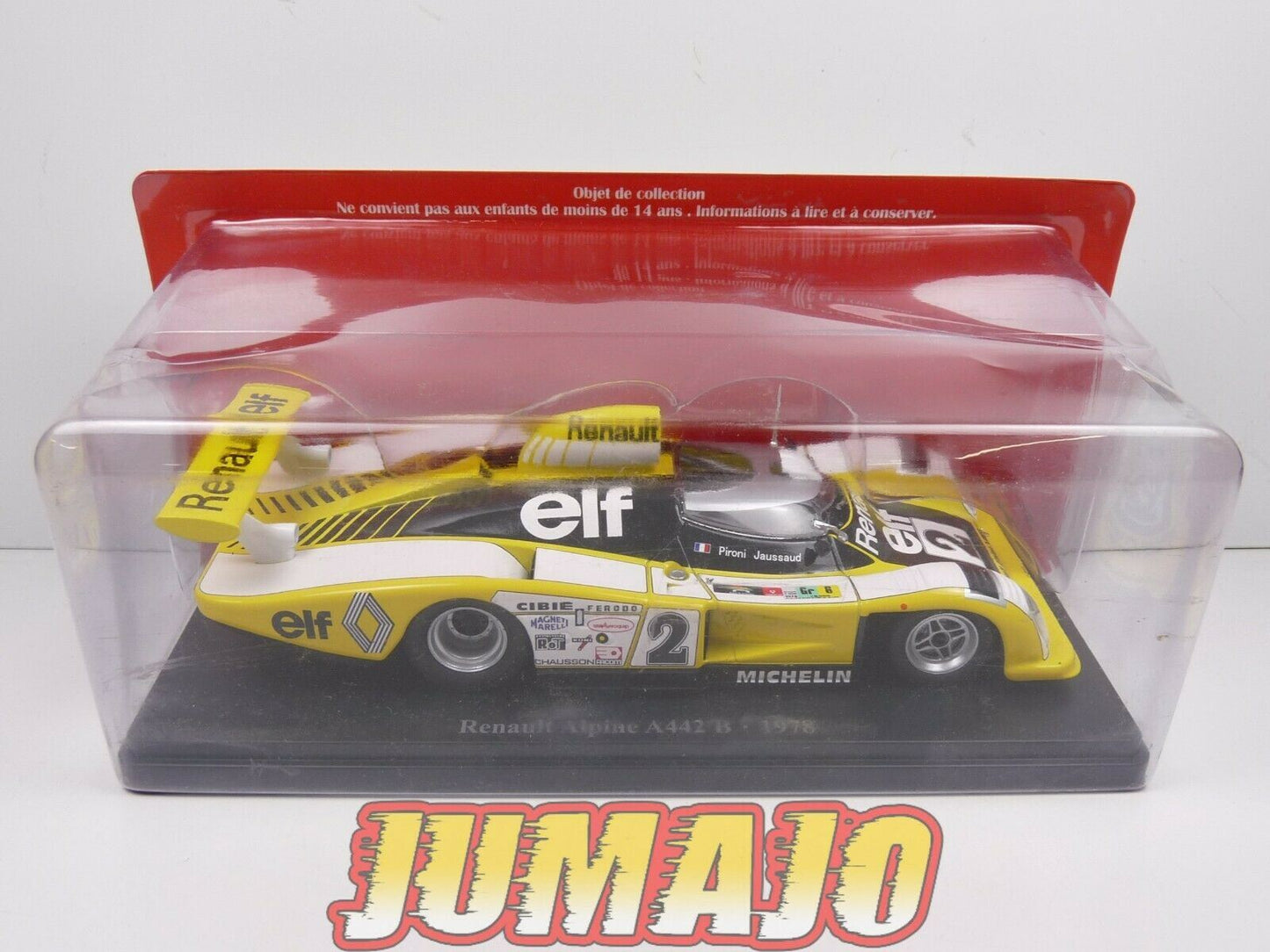 TES2 Voiture 1/24 Hachette Test 24 heures MANS RENAULT Alpine A442 B 1978 winner