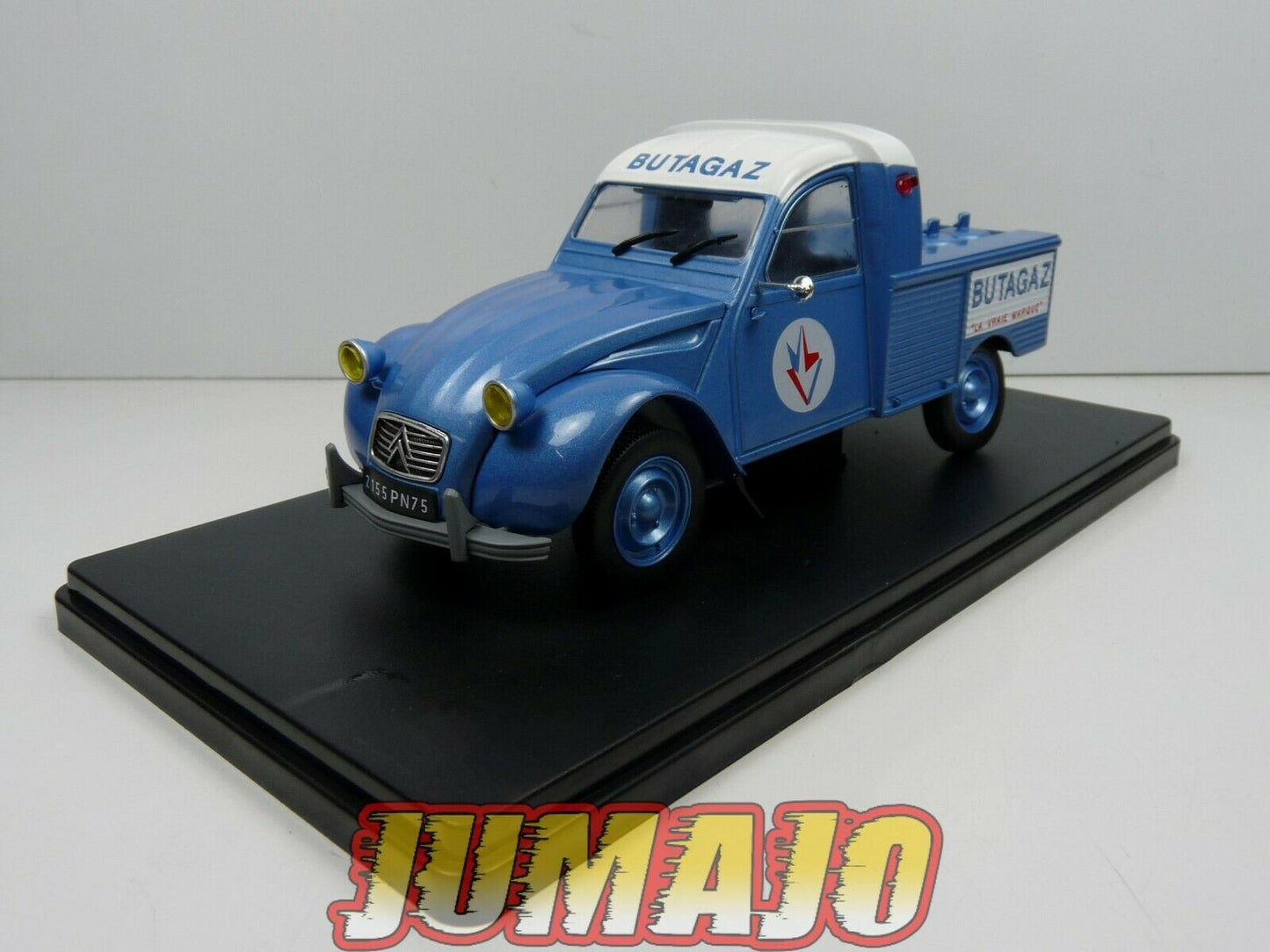 TES11 Voiture 1/24 Hachette Test CITROËN 2CV : 2CV Pick-up BUTAGAZ 1964